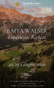 Yoga Experience retreat ZAM HUS baita walser Valsesia 26-29 Giugno 2026