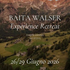 Yoga Experience retreat ZAM HUS baita walser Valsesia 26-29 Giugno 2026